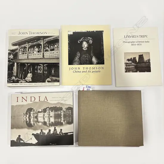 FIVE PUBLICATIONS: PHOTOGRAPHY OF BRITISH INDIA